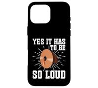Percussion Instrument Be So Loud Lecteur de cymbales Coque pour iPhone 16 Pro Max