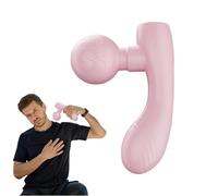 Percussion Massager, Muscle Massage Device, Double Head Quiet Massager For Stiffness, Soreness, Health Care At Home, Office, Travel Use, Ergonomic Handle, 5.91x3.94x1.85 In