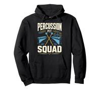 Percussion Pit Squad T-Shirt Fanfare Batterie Sweat à Capuche