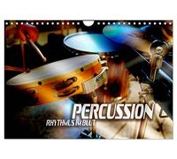 Percussion - Rhythmus im Blut (Wandkalender 2026 DIN A4 quer), CALVENDO Monatskalender: Atmosphärische Bilder verschiedener Rhythmus-, Effekt- und Schlaginstrumente