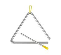 Percussion triangulaire en acier - Cloche à main pour l'éducation | Acier allié avec design sonore lumineux, fonction frappe facile, utilisation pratique pour l'entraînement du rythme et la musique en