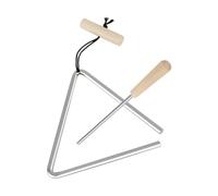 Percussion triangulaire en acier - Cloche à main pour l'éducation | Acier allié avec design sonore lumineux, fonction frappe facile, utilisation pratique pour l'entraînement du rythme et la musique en