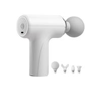 Percussion Vibration Massager- Portable Massaging Wand, Deep Relaxation Device,Cordless Four Node System | Soothing Discomfort Aid, Post Workout Recuperation Lightweight Compact Everyday Stress Reduce