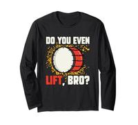 Percussionniste pour Amateur de Batterie Do You Even Lift Manche Longue