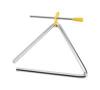 Percussions à main triangulaires, instrument triangulaire - Batteurs triangles à main avec rythme métallique | Instrument d'enseignement musical avec son clair pour l'éducation musicale précoce entre