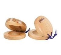 Fuzeau - Castagnettes à doigts en bois - Paire, légères pour éveil musical enfant
