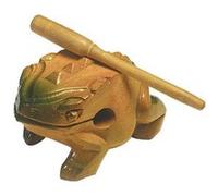 Fuzeau - Percussion enfant - Grenouille guiro en bois 10 cm avec mailloche