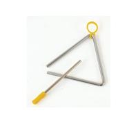 Fuzeau - Triangle En Métal Ø 13 Cm Avec Batte Et Maneton - Percussion Cristalline Pour Éveil Musique - Sons Scintillants - Apprentissage Instrument Simple Pour Enfants Dès 3 Ans - Réf. 8267