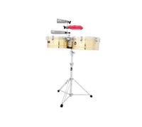 Percussions Lp Latin Percussion Lp1415-B - 14 Et 15 Timbales Prestige Solid Brass Timbales Latines