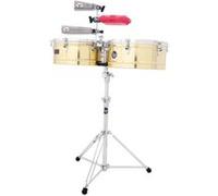 Percussions Lp Latin Percussion Lp1415-B - 14 Et 15 Timbales Prestige Solid Brass Timbales Latines