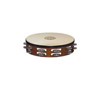 Meinl Tambourin avec peau et grelots en aluminium / Double rangée