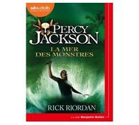 Percy Jackson 2 - La Mer des monstres Livre audio 1 CD MP3 - Rick Riordan - Audiolib - Texte lu (CD) - Textes lus CD