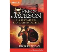 Percy Jackson 4 - La Bataille du labyrinthe Livre audio 1 CD MP3 - Rick Riordan - Audiolib - Texte lu (CD) - Textes lus CD