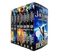 Percy Jackson Collection 7 Books Set (Lightning Thief; Sea of Monsters; Titan's Curse; Battle of the Labyrinth; Last Olympian; Greek Heroes; Gr ods)