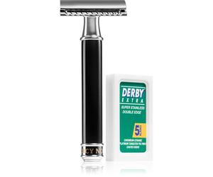 Percy Nobleman Safety Razor rasoir traditionnel + lames de rechange 1 pcs