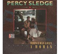 Percy Sledge - WHEN A MAN LOVES A WOMAN 7" (45) UK ATLANTIC 1987 B/W WARM AND TENDER LOVE (YZ96) PIC SLEEVE