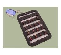 Perdigon Nymphes, 16 par patch avec zinger attaché, truite ou mouche grise tungstène
