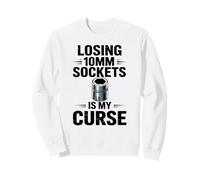 Perdre des Douilles de 10 mm est ma malédiction Car Guy Funny Car Mechanic Sweatshirt