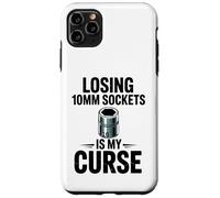 Perdre des Douilles de 10 mm est ma malédiction, Un mécanicien Automobile drôle Coque pour iPhone 11 Pro Max