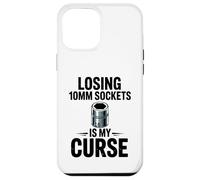 Perdre des Douilles de 10 mm est ma malédiction, Un mécanicien Automobile drôle Coque pour iPhone 12 Pro Max