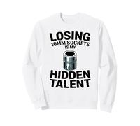 Perdre des Douilles de 10 mm est Mon Gars de mécanicien caché Sweatshirt