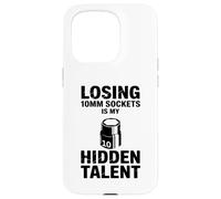 Perdre des Douilles de 10 mm est Mon Talent caché pour mécanicien de Voiture Coque pour iPhone 15 Pro