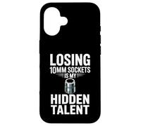 Perdre des Douilles de 10 mm est Mon Talent caché pour mécanicien de Voiture Coque pour iPhone 16