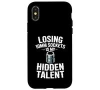 Perdre des Douilles de 10 mm est Mon Talent caché pour mécanicien de Voiture Coque pour iPhone X/XS