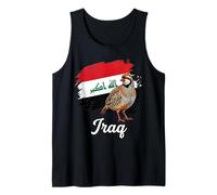 Perdrix Chukar Drapeau Irak National Bird Art Débardeur