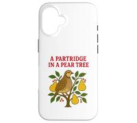 Perdrix dans Un Poirier Mignon Douze Jours de Noël Coque pour iPhone 16