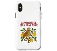 Perdrix dans Un Poirier Mignon Douze Jours de Noël Coque pour iPhone X/XS