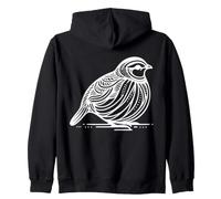 Perdrix Grise Dessin Ornithologue Sweat à Capuche