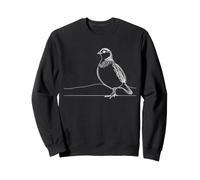 Perdrix Grise Ligne Ornithologue Sweatshirt