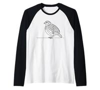 Perdrix Grise Line Art Ornithologue Manche Raglan