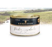 Perdrix marinée. Perdrix marinée spéciale 475 g. Perdrix marinée Boîte ovale étuvée. Conserves gourmet. Perdrix marinée Gourmet. Cadeau original.