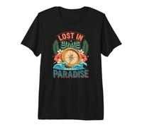 Perdu AU Paradis DE Hawaii T-Shirt Haut de Gamme