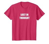 Perdu dans la pensée T-Shirt, Enfant, Rouge Chiné, 4 Ans