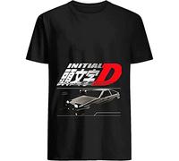 perdu Initial d 28 T Shirt for Men S Black L