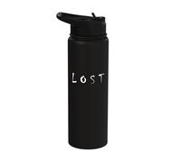 Perdu, sans méfiance, incertain. Parole de la jeunesse de l'année Stainless Steel Insulated Water Bottle