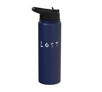 Perdu, sans méfiance, incertain. Parole de la jeunesse de l'année Stainless Steel Insulated Water Bottle