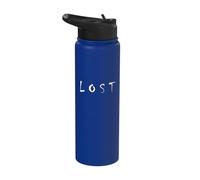 Perdu, sans méfiance, incertain. Parole de la jeunesse de l'année Stainless Steel Insulated Water Bottle