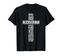 Père béni, Foi Forte, paternité, Croix, Religion T-Shirt