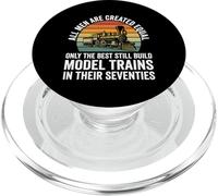 Père de 70e Anniversaire de Funny Model Train PopSockets PopGrip pour MagSafe
