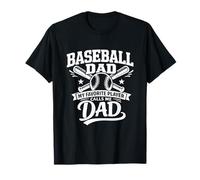 Père de Baseball rétro | Proud Baseball Father Dad Gear Travel T-Shirt