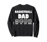 Père de basket-ball - Père qui soutient le sport - Père joueur de basket-ball Sweatshirt