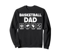 Père de basket-ball - Père qui soutient le sport - Père joueur de basket-ball Sweatshirt