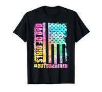 Père de filles en infériorité numérique, dicton drôle, hommes, pères colorés T-Shirt