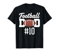 Père de Football numéro 10, Plus Grand Fan, père Supporter, Fils de dix T-Shirt