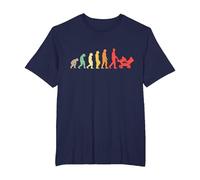 Père de Jumeaux Évolution Fête des pères Cadeau Papa jumelle T-Shirt, Homme Grandes Tailles, Bleu Marine, 5X Tall