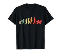 Père de Jumeaux Évolution Fête des pères Cadeau Papa jumelle T-Shirt, Homme, Noir, 5XL